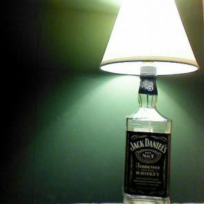 Jack Daniels lamp and lamp shade