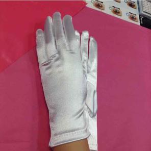 Dressy satin gloves