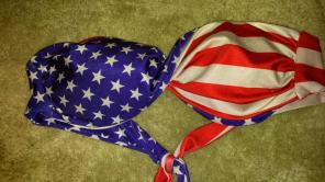 Fourth of July swim top