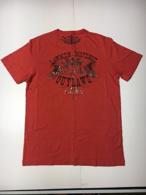 Express T Shirt Red Peach Small