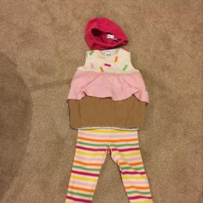 Girls' 12-24m Cupcake Halloween Costume