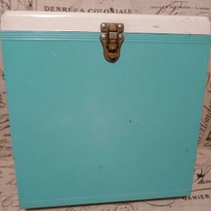 1950s Record Case turquoise