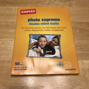 Staples Photo Supreme Double-Sided Matte