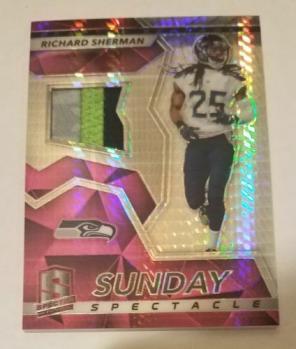 2017 RICHARD SHERMAN 3 CLR PATCH 3/10 PI