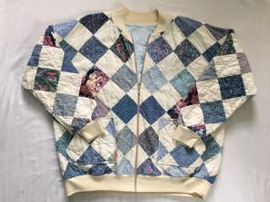 Vintage Quilted Patchwork Jacket XL