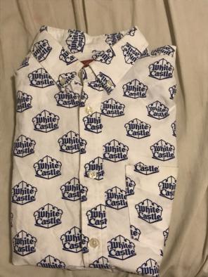 Supreme White Castle Button Up M