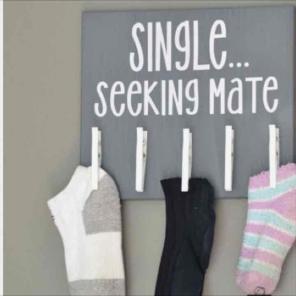 Hand Made sock sign