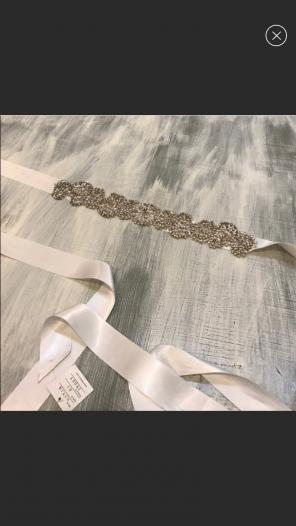 Ivory Wedding Belt/Sash