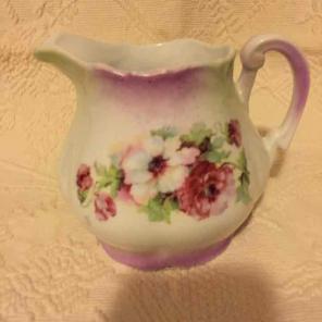 Handed painted vintage creamer