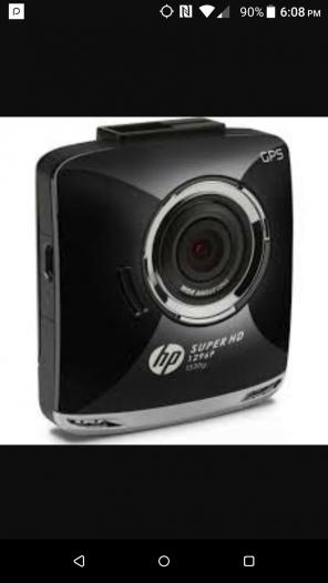 HP Car Dashcam (f520g) Car DVR W/ GPStrk