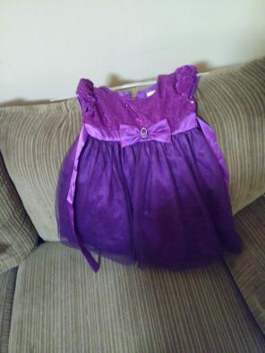 Purple kids dress