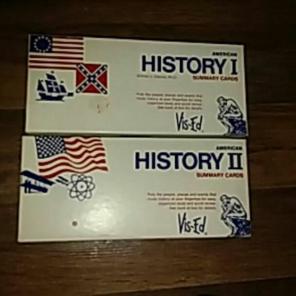 American history flash cards vis ed