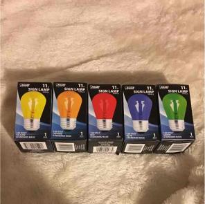Colored Light Bulbs