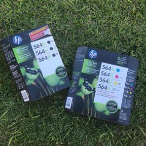 HP 564XL printer ink black & color