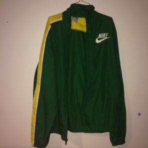 Green and Yellow Nike Windbreaker