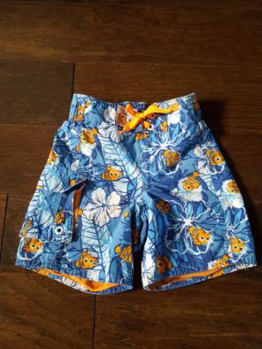 Disney store Nemo swim trunks 2/3