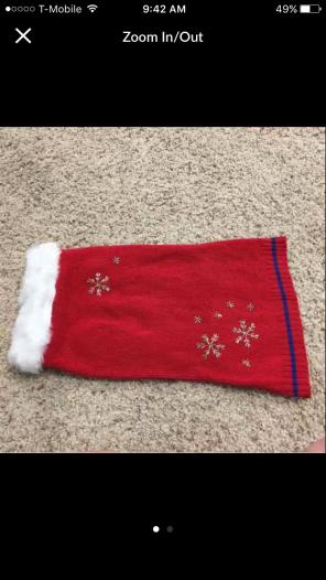 NWT Dog Sweater