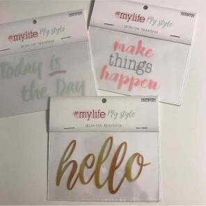 Iron-On Transfers set of 3