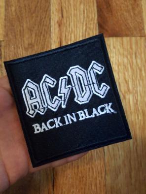 AC/DC iron on patch