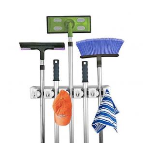 Broom And Mop HOLDER Track Organizer
