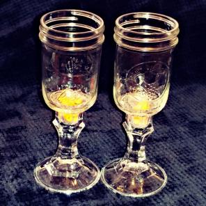 RARE VINTAGE BALL GLASS SET
