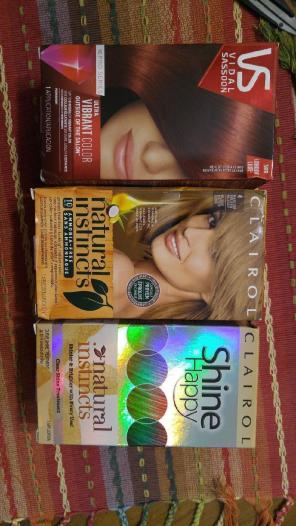 LAST SET hair dye bundle for women of 3