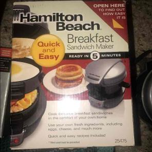 Hamilton Beach Breakfast Sandwich Maker