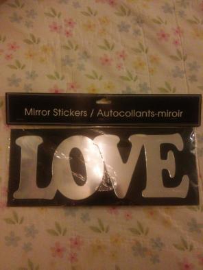 Mirror sticker