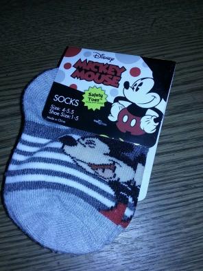 Boy's Mickey Mouse socks