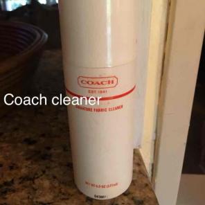 New Coach Signature fabric cleaner 6 oz