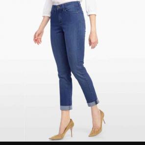 2 $134 NYDJ Leanne boyfriend Jeans