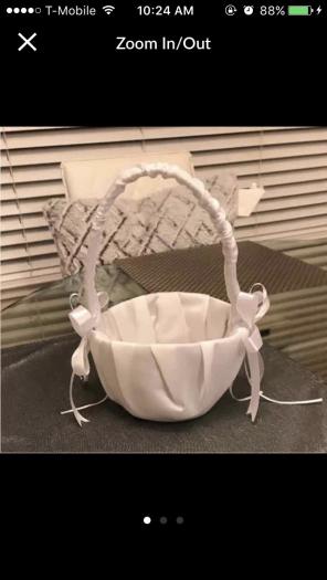 New flower girl basket