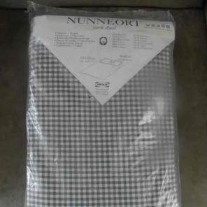 NEW!Cotton Queen duvet cvr+2 pillows cvr