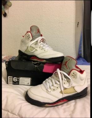 Jordan fire red 5s