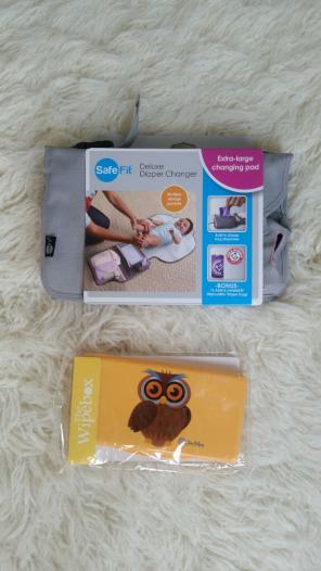 Travel Changing Pad and Wipe Box