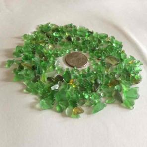 Green sea glass #001