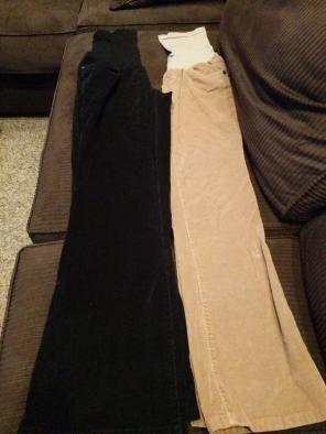 Maternity corderoy pants
