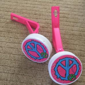 Peace Sign Training Wheels