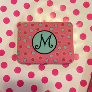 Monogrammed "M" photo book