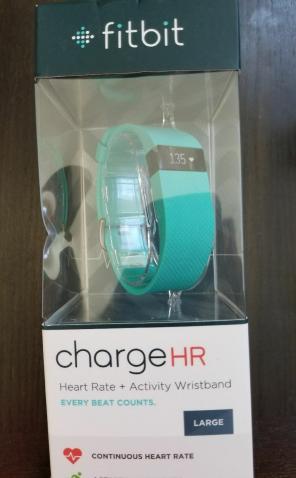 New Fitbit Charge HR -Teal and Pink