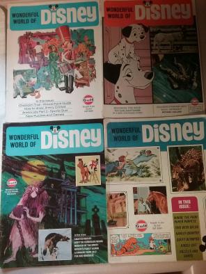 Vintage Disney Magazines by Gulf