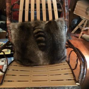 Raccoon pillow