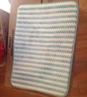 Memory foam bath mat