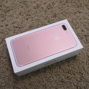 Rose Gold iPhone 7 Plus EMPTY BOX