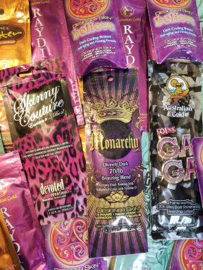 18 Packets Assorted Tanning Lotion