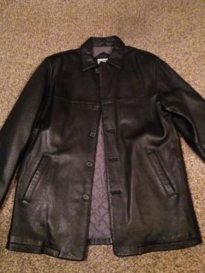 Genuine Soft Leather Trench Coat