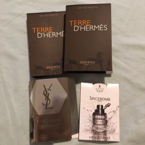 Men's Cologne Samples (x4)