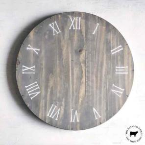 Wooden clock