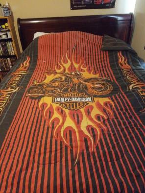 Harley Davidson Twin Size Comforter