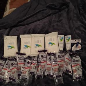 Whitening Gel, Cracked Foot cream & Wipe